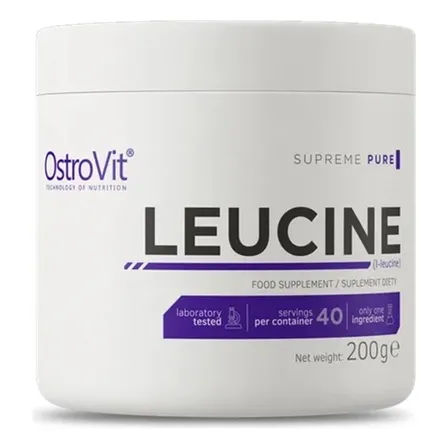 Ostrovit Leucina En Polvo - Pote 200g Sabor Sin Sabor