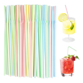 Popotes Para Tapioca Desechables Biodegradable Fiesta 300pzs Popotes Para Tapioca Desechables Biodegradable Fiesta 300pzs