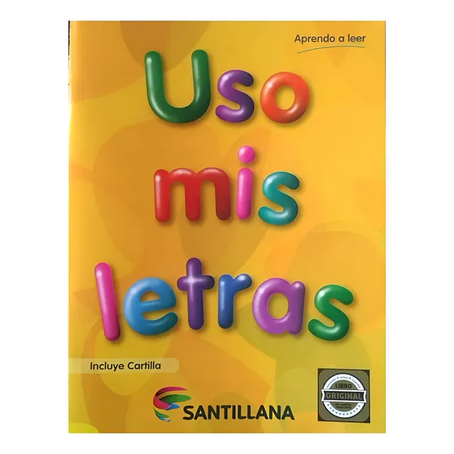 Uso Mis Letras + Cartilla | Editorial Santillana