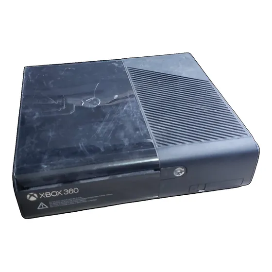 Xbox 360 Super Slim  Só O Aparelho E Tá Bloqueado Funcionando E Só Liga Com Controle Com Fio. E A Gaveta Não Abre. G544