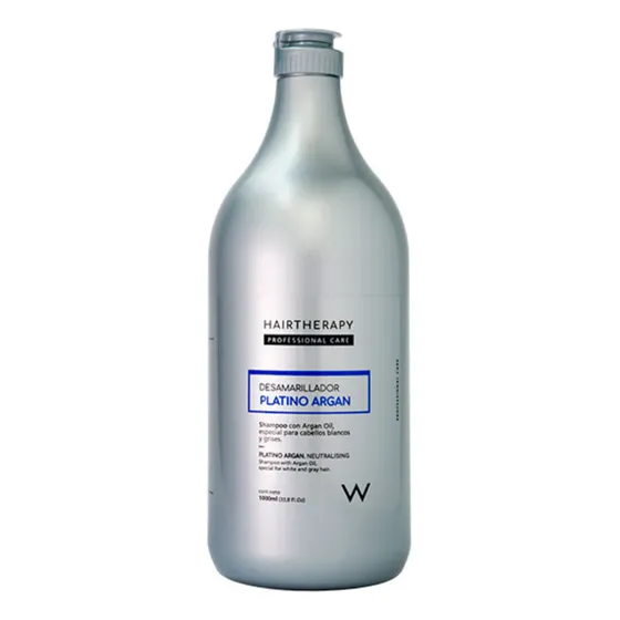 Shampoo Matizador Platino Argán Hairtherapy 1000ml