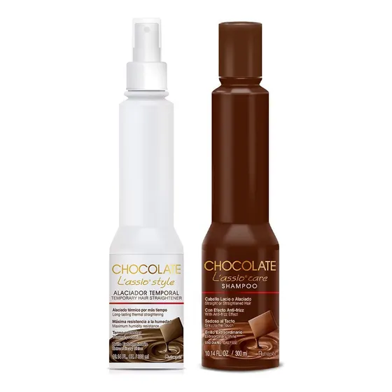 Kit Shampoo 300ml+alaciado Temporal300ml Nutrapell Chocolate