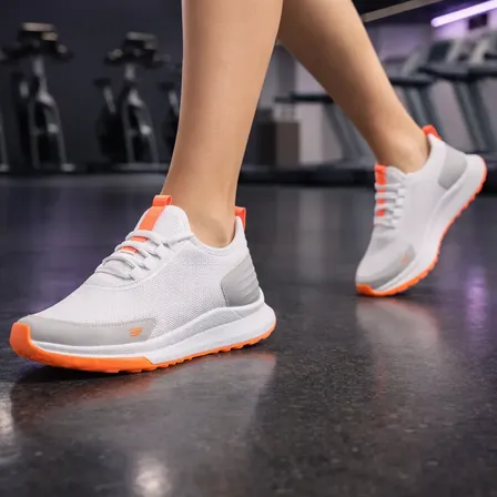 Tênis Feminino Academia Para Caminhada Leve Lets Run
