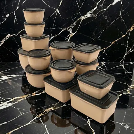 Kit 15 Peças Potes Para Cozinha Organizadores De Alimento