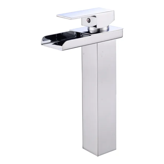 Grifo De Baño Alto En Acero Inoxidable, Monocontrol