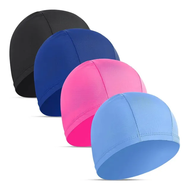 4 Gorra Natacion Para Adulto Niño Duradera Piscina Largo