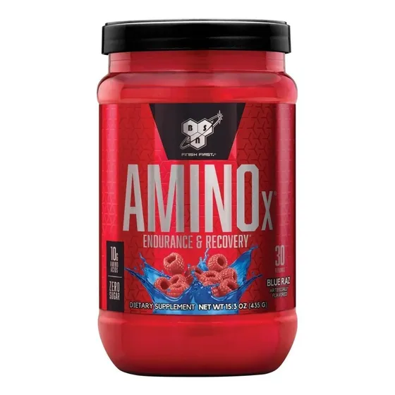 Suplemento en polvo BSN Endurance and Recovery Aminoácidos sabor blue raspberry x 435g