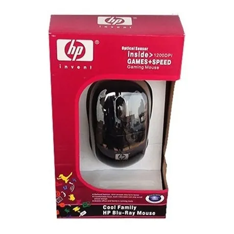 Mouse Hp Usb Optico 1200dpi Cable Usb 