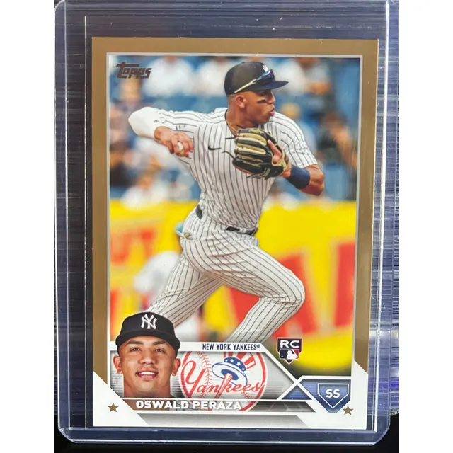Oswald Peraza 2023 Topps Gold Rookie #118/2023 Rookie Card