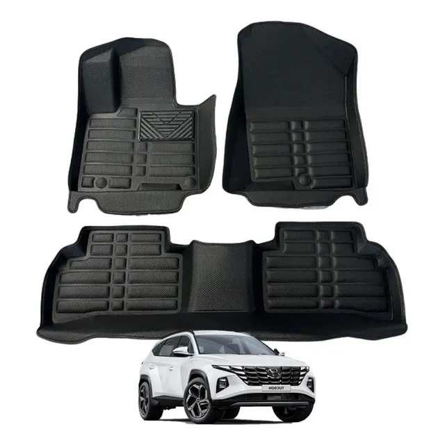 Funda De Piso 3d Hyundai New Tucson 2022-25 Nx4 Calce Perfec