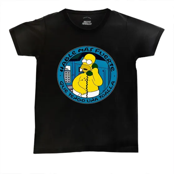 Hable Mas Fuerte Que Tengo Una Toalla- Homero Simpson