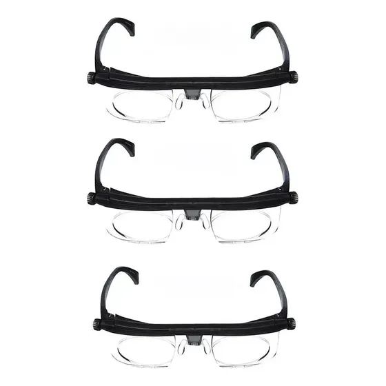3 Piezas De Lentes De Anteojos Ajustables Autograduables