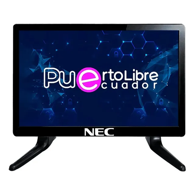 Monitor Led 22''  Nec Full Hd Hdmi Vga Rca Usb
