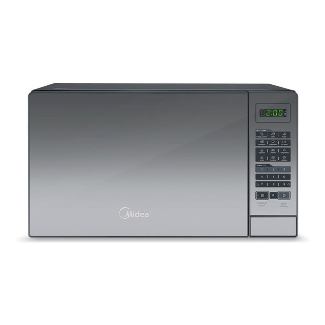 Micro-ondas 20l Prata Porta Espelhada Minuto Fácil Midea