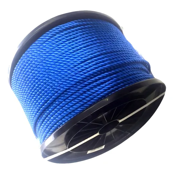 Cuerda De Nylon 8mm Rollo 200mt Color Azul