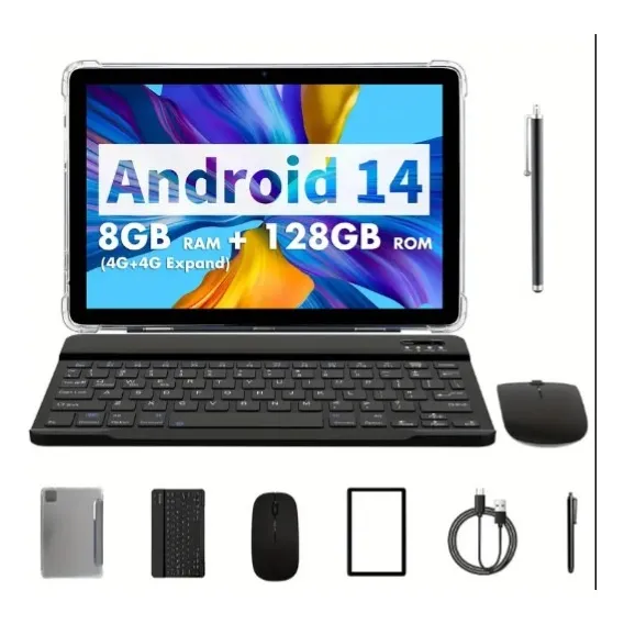 Tablet Android 14 8ram(4+4de Expansión)128gb Más Accesorios