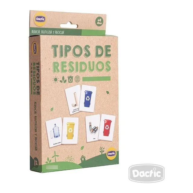 Juego Lámina Tipo De Residuo 17x12cm