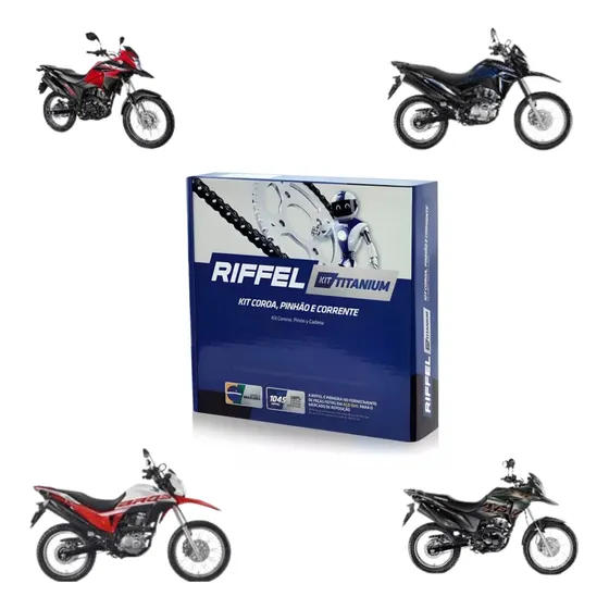 Kit Relação Transmissão Riffel Bros 160 Xre 190 Promoção