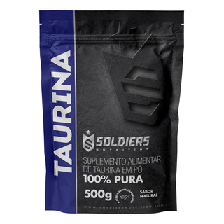 Taurina 500g 100% Pura Soldiers Nutrition Taurina 500g 100% Pura Soldiers Nutrition