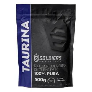 Taurina 500g 100% Pura Soldiers Nutrition Taurina 500g 100% Pura Soldiers Nutrition