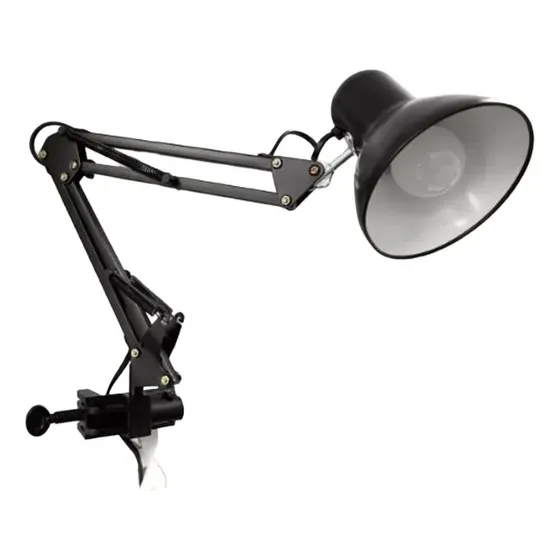 Lampara De Mesa Escritorio Brazo Flexible Metalica Ajustable