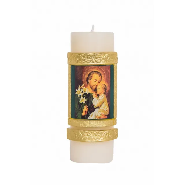 Cirio De San Jose Pascual Alto Relieve 7x20 