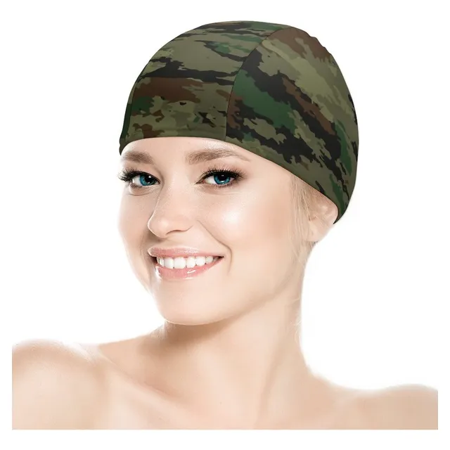 Qivicima Gorra Natacion Para Mujer Cabello Largo Baño Niño