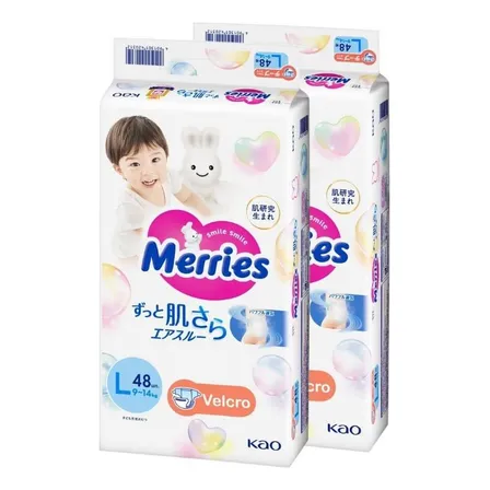 Merries Velcro Super Jumbo L 48x2 Pcs (439705)