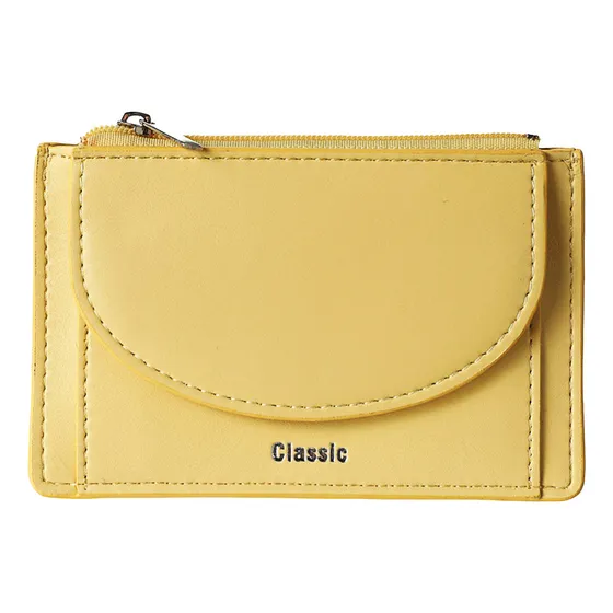 Billetera Cremallera Amarillo