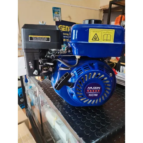 Motor Estacionario A Gasolina De 7hp, Marca Muzin, Eje Cuña.