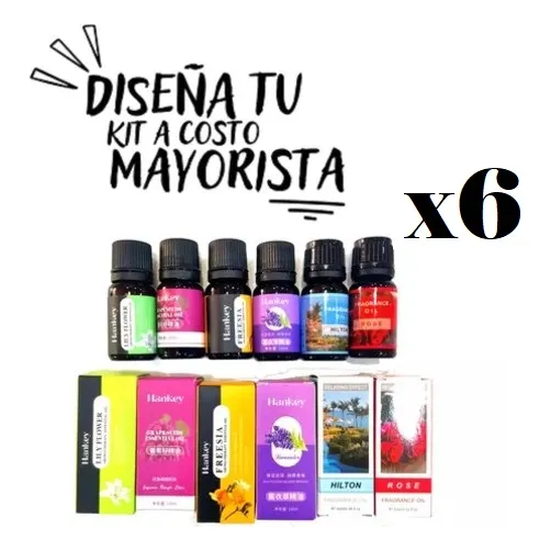 Aceite Esencias Solubres Para Humificador Aromaterapia 10ml