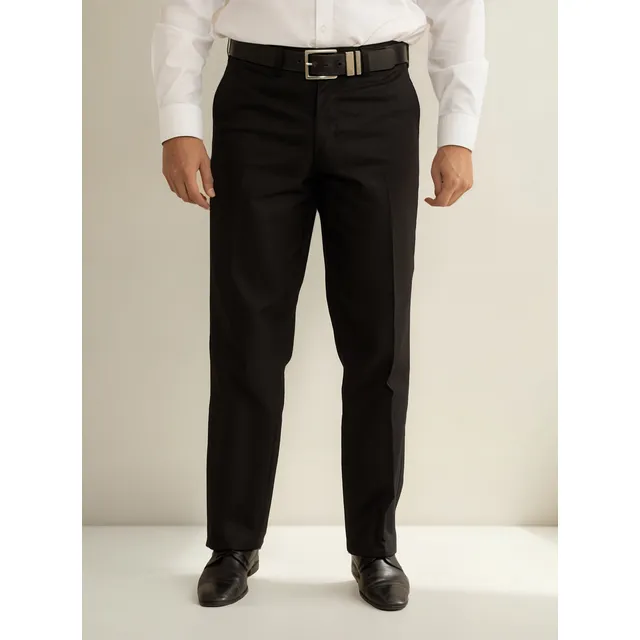 Pantalón Casual De Gabardina S/p Para Hombre Tallas Extras