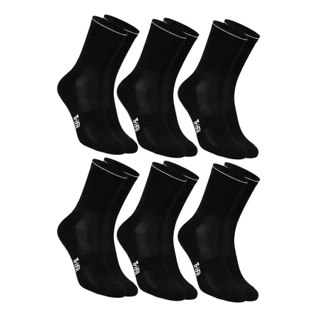 6 Pares Meia Corrida Em Poliamida Trifil Cano Médio Academia 6 Preto Meia Corrida Poliamida Kit Meias Meia Esportiva Kit Meias Masculina Meia Trifil Meia Ciclismo Meia Cano Alto 39-44