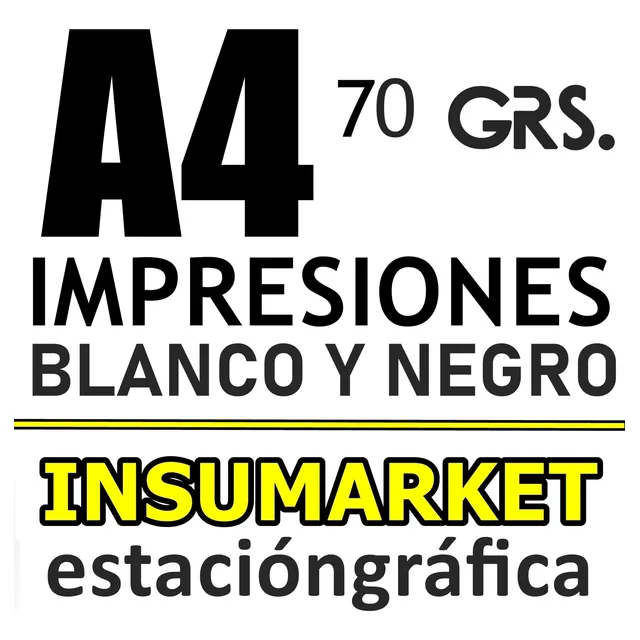 Impresión Digital Bajada Laser Bajadas Byn Color A3 A4 A5
