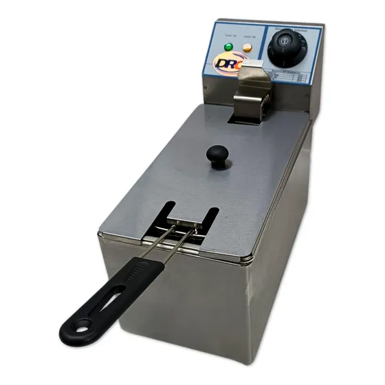 Freidora Electrica Industrial 5 Litros Acero Inoxidable 110v