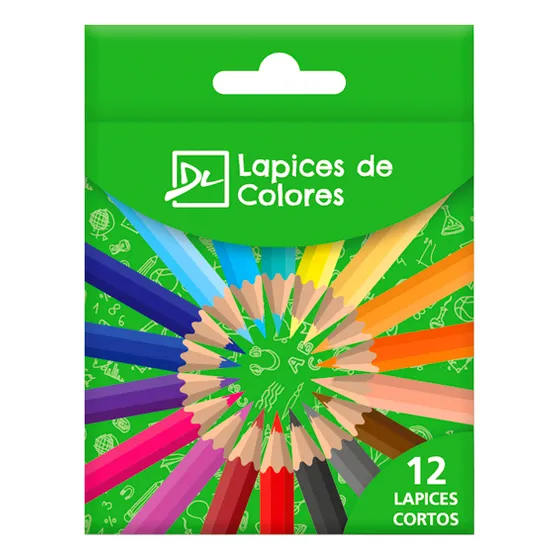 Lapices De Colores Pack Lapiz Para Colorear Dibujar X12