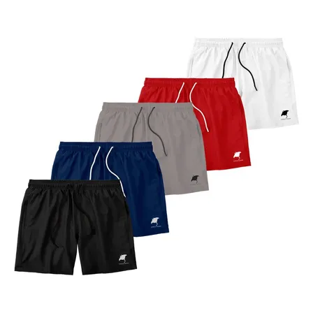 Kit 5 Shorts Praia Masculino Academia Corrida Treino Básica