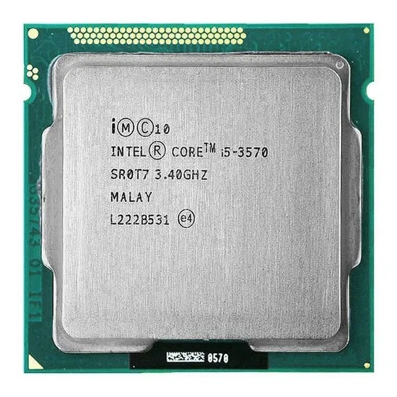 Processador gamer Intel Core i5-3570 BX80637I53570 de 4 núcleos e 3.8GHz de frequência com gráfica integrada
