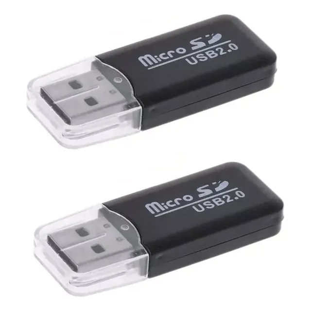 2x Lectores Usb Memoria Microsd Tarjetas Colores