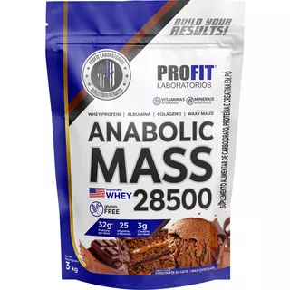 Suplemento Em PĂł Profit LaboratĂłrios Anabolic Mass 28500 ProteĂnas Sabor Chocolate Em SachĂȘ De 3kg Suplemento Em PĂł Profit LaboratĂłrios Anabolic Mass 28500 ProteĂnas Sabor Chocolate Em SachĂȘ De 3kg