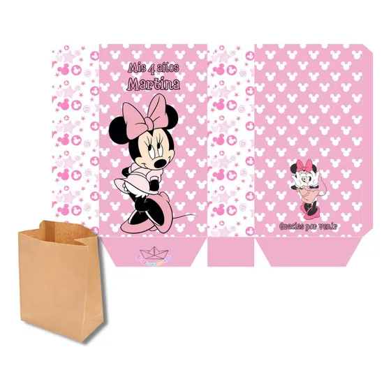 Bolsita Golosinera X 20 Minnie Mouse