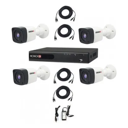 Kit Provision Isr Dvr De 4 Canales 1080p 4 Camaras 2mp Ip66