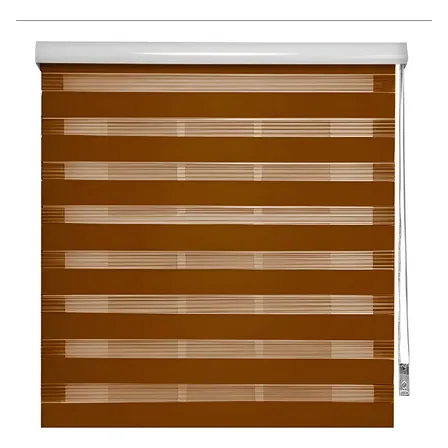 Cortina roller Home Sevn Doble de 200cm x 150cm color café - unidad por 1