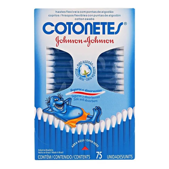 Cotonetes Johnson & Johnson Varillas flexibles 75 un