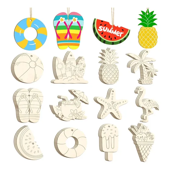 36 Adornos De Madera De Verano Para Pintar 12 Estilos