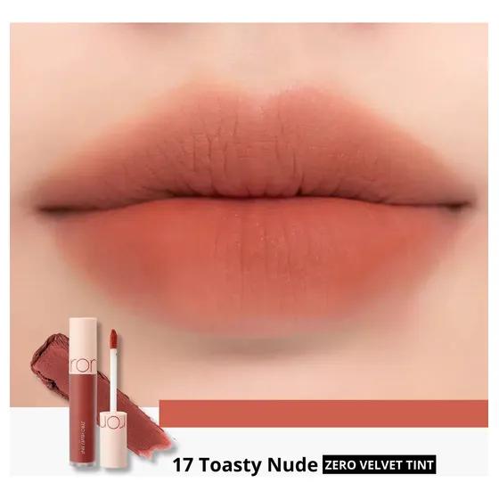 Rom&nd Zero Velvet Tint Tinte Labial #17 Toasty Nude Color 17 Toasty Nude