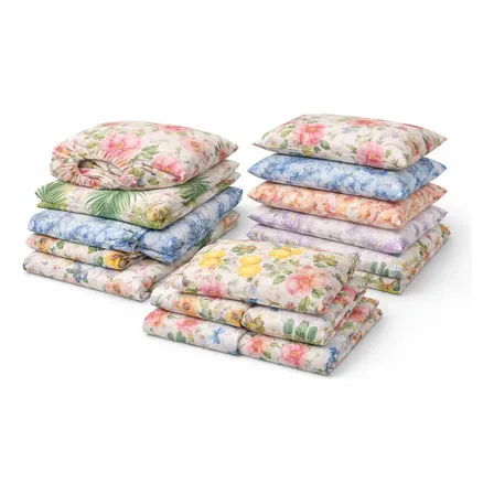 Kit 5 Lençol Casal Queen C/ Elástico Estampado + 10 Fronha Estampado
