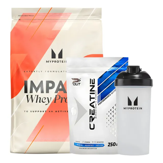 Pack Impact Isolate 5.6lbs & Creatina 250g P-out Americana Sabor Vainilla