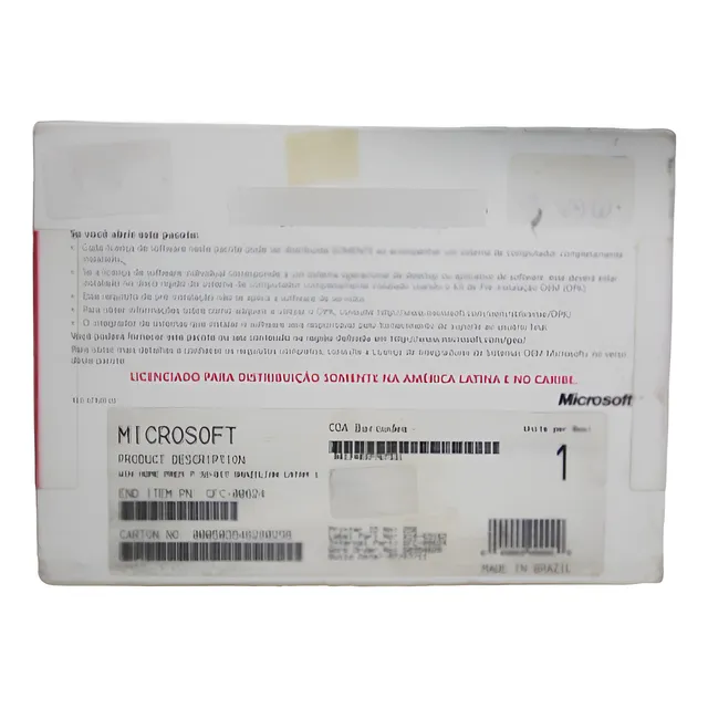 Win Home Prem 7 32 Bit Gfc-00624 Para Pc Lacrado
