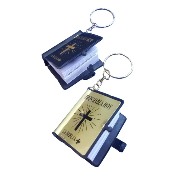 Mini Biblia, Llavero, Recuerdo Bautizo, Comunión, Confirmaci